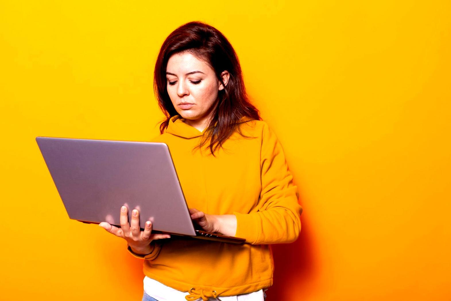 Students working together on mobile testing exercises